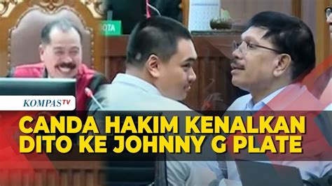 Momen Canda Hakim Fahzal Kenalkan Dito Ke Johnny G Plate Karena