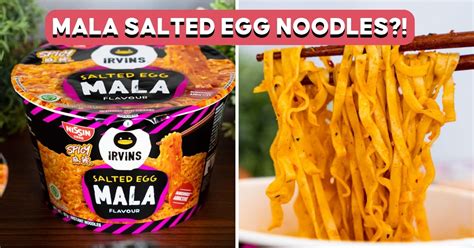 Nissin X Irvins Has New Mala Salted Egg Instant Noodles Eatbook Sg