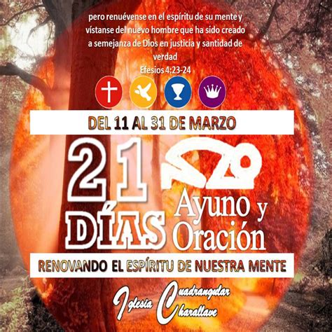 21 Días De Ayuno Y Oración Iglesia Cuadrangular Charallave