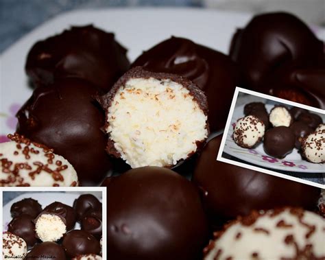 Boules De Noix De Coco Enrobees De Chocolats