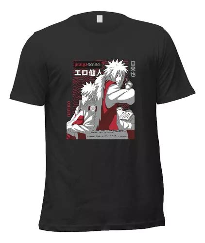 Playera Anime Naruto Jiraiya Naruto N01 A2 Meses sin interés