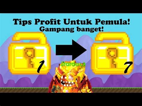 Cara Profit GROWTOPIA 2020 Hanya Modal 1wl Gampang Untuk Pemula