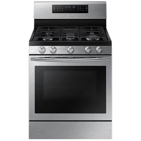 Shop Samsung Flex Duo 5 Burner Freestanding 5 8 Cu Ft Self Cleaning Convection Gas Range