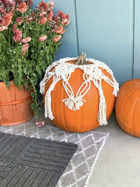 How To Make A Diy Macrame Pumpkin Cover Joyful Derivatives