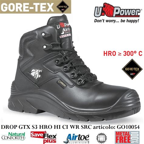 Scarpe Antinfortunistiche U Power Linea Gore Tex Modello Drop Gtx S