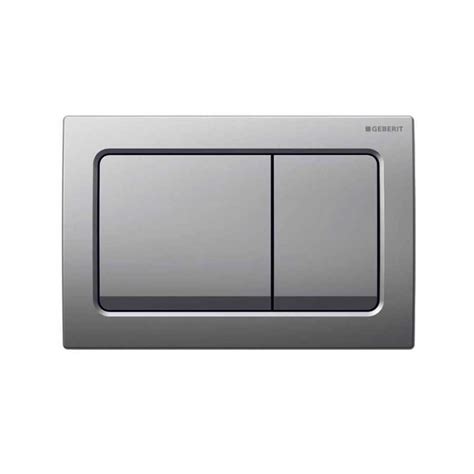 Geberit Alpha30 Kumanda Kapağı Çift Basmalı Mat Krom 115 055 46 1