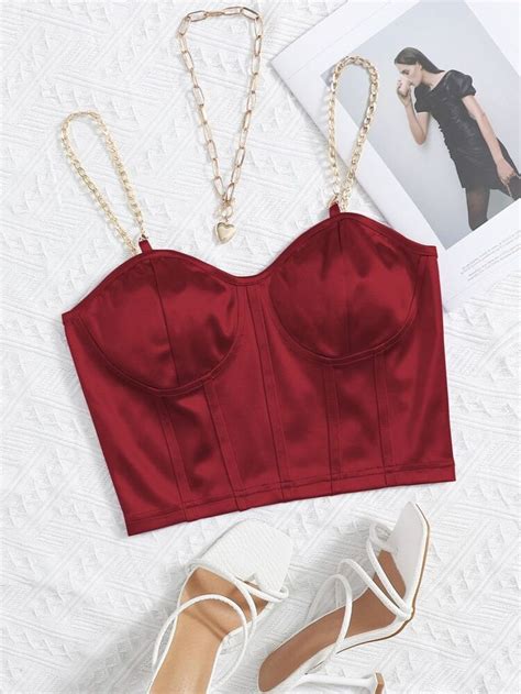 Bustiers Cropped Tops Crop Top Outfits Cute Outfits Bustier Court