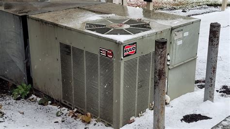 1994 3 Ton Ruud Upnd Packaged Heat Pump Full Defrost Cycle Steam