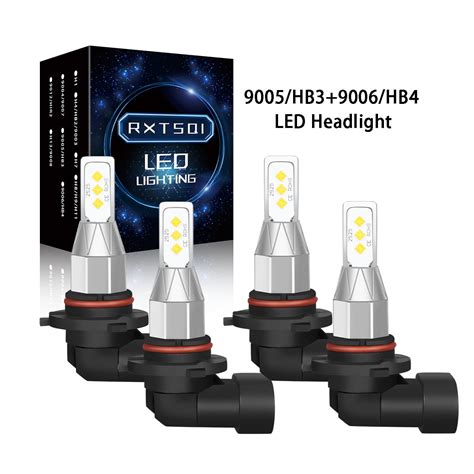 Combo 9005 9006 LED Headlight Bulb For Toyota Corolla 2001 2013 High