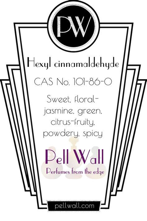 Hexyl cinnamaldehyde – Pell Wall