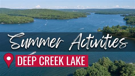 Summer Activities At Deep Creek Lake Maryland YouTube