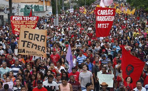 Blog Do Roberto Almeida Protestos Contra Temer Tomam Conta Das Ruas