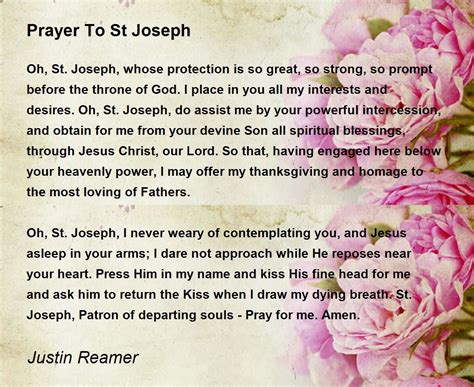 St Joseph Poem Sitedoct Org