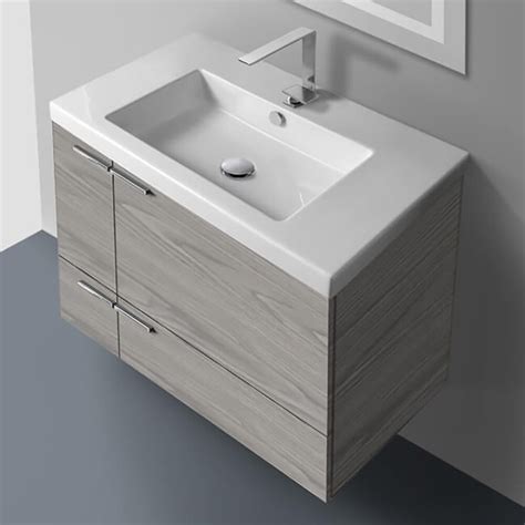 Ivy Bronx Ensemble De Meuble Lavabo Mural Simple De 31 Po Letourneau