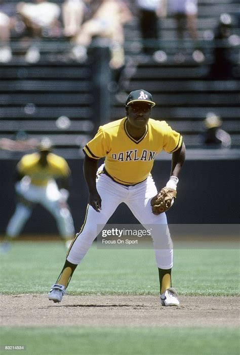 Second Baseman Joe Morgan Of The Oakland Athletics Down And Ready In