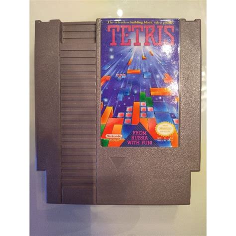 Tetris Original Nintendo Bits Nintendinho Nes Shopee Brasil