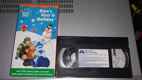 Opening To Blues Clues Blues First Holiday 2003 Vhs Youtube