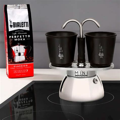 Paniate Bialetti Caffettiera Set Mini Express Induction Con Tazzine