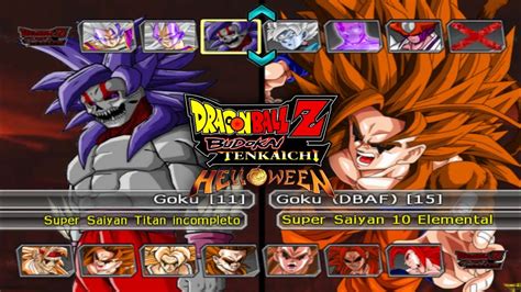 Dragon Ball Z Budokai Tenkaichi 3 Mod Halloween Ultimate Remake