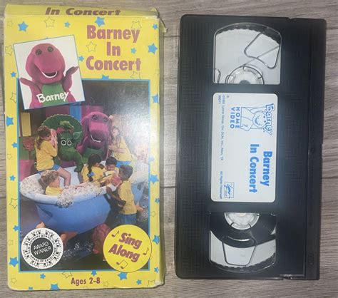 Barney Barney In Concert Vhs 1990 Sing Grelly Usa