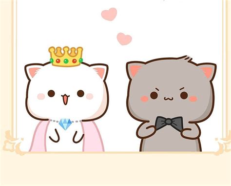 Pin De Maricruz En Couple Wallpaper En 2020 Gatos Kawaii Dibujos