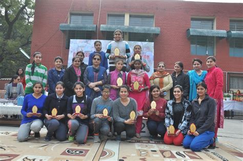 Sports Day of Dev Samaj College of Education: Girl students show