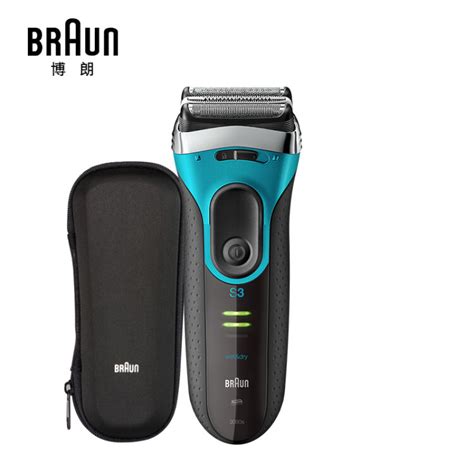 博朗（braun）电动剃须刀全身水洗往复式刮胡刀德国进口三刀头3系3080s干湿两用【图片 价格 品牌 评论】 京东