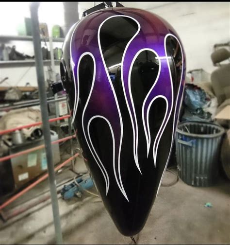 Pin By Stephen Songer On Pinstriping In Custom Paint Motorcycle