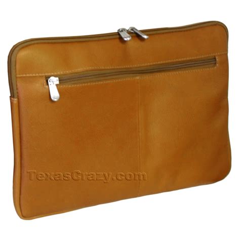 Leather Computer Sleeve 15 Inch Size Fits Medium Laptops Texas Crazy