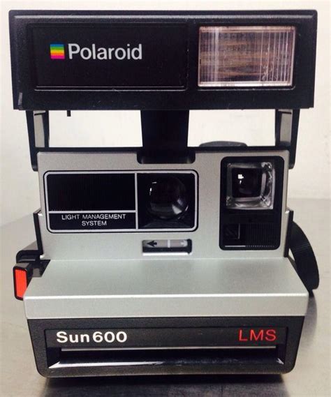 Vintage Polaroid Sun Lms Instant Camera With Factory Strap