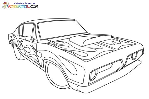 Dibujos De Hot Wheels Para Colorear
