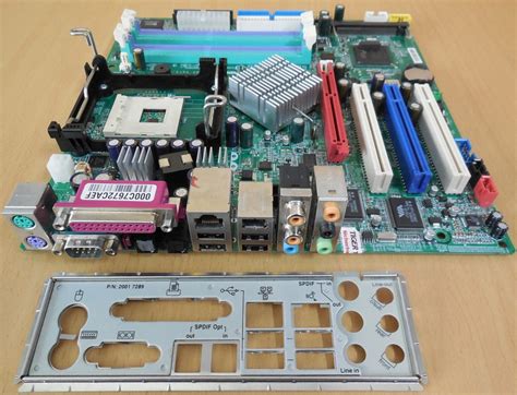 MSI MS 7012 Medion MD8080 Ver 1 0B Mainboard Blende AGP8X Sockel 478