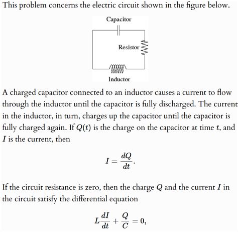 Solved This Problem Concerns The Electric Circuit Shown I