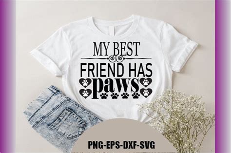 My Best Friend Has Paws Graphic By Jihad Creative Fabrica