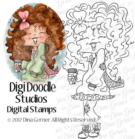 Digi Doodle Studios DigitalStamps Digital Decorative Paper Digital