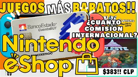 Dónde Comprar Juegos NINTENDO SWITCH MÁS BARATOS con CUENTA RUT VISA