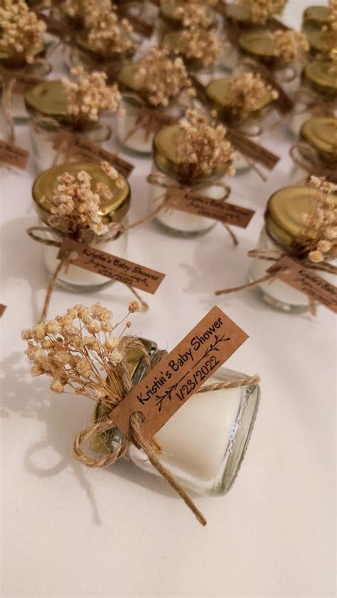 Personalized Wedding Favors Custom Wedding Favors Lavender Candle