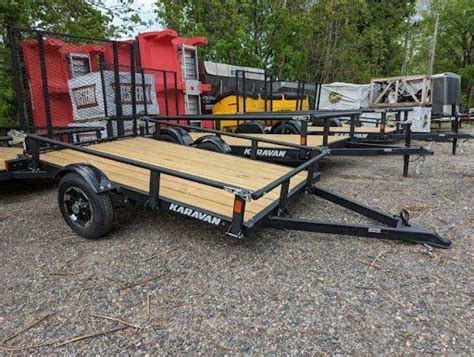 2022 Karavan 6 X 12 Steel Utility Trailer Fdr Hitches Cargo