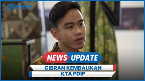 Hasto Kristiyanto Tegaskan Gibran Bukan Kader PDIP Sudah Kembalikan KTA