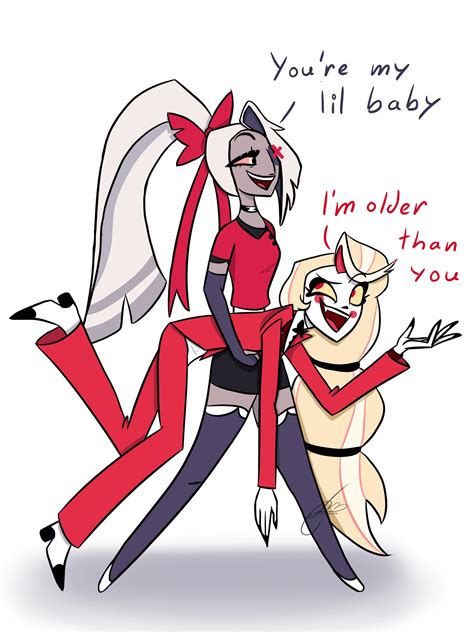 Just Charlie And Vaggie Being Girlfriends Art By Milllyra Rhazbinhotel