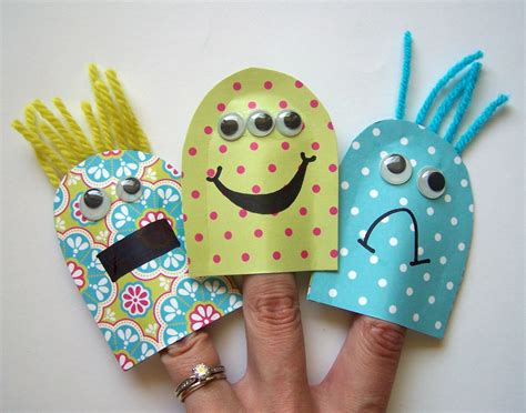 Printable Paper Craft Nursery Rhyme Finger Puppets Et - vrogue.co