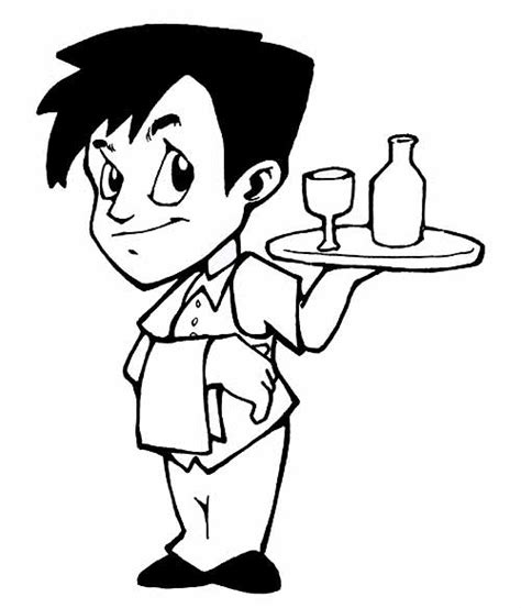 Picture Of Waiter - ClipArt Best