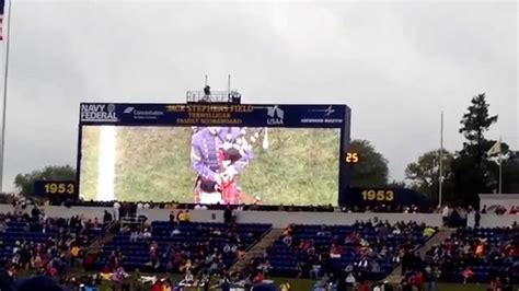 Vmi Vs Navy Halftime Performance By Combined Pipe And Drum Bands Video