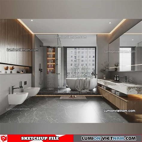 23012023 Bathroom Sketchup Interior Model