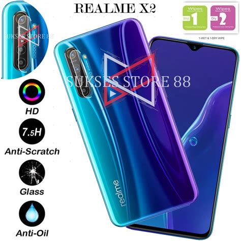 Jual REALME X2 Tempered Glass Anti Gores Kamera Screen Protector Camera