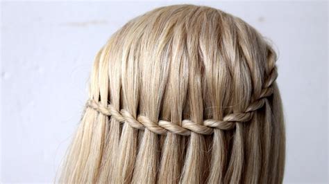 Rope Twist Waterfall Braid The Easy Way Hair Tutorial By Another