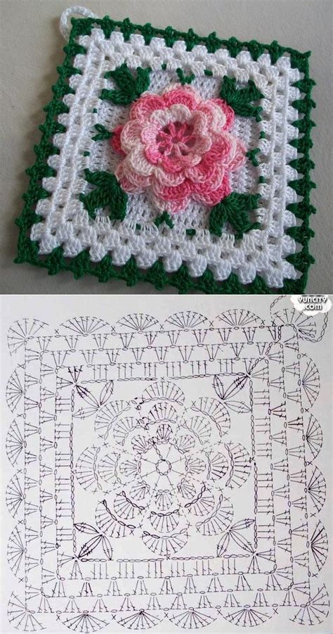 The Ultimate Granny Square Diagrams Collection ⋆ Crochet Kingdom