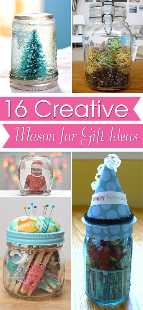 16 Creative Mason Jar Gift Ideas