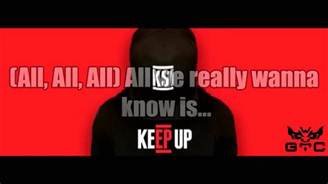 KSI Ft JME KEEP UP FULL SONG LYRIC VIDEO YouTube