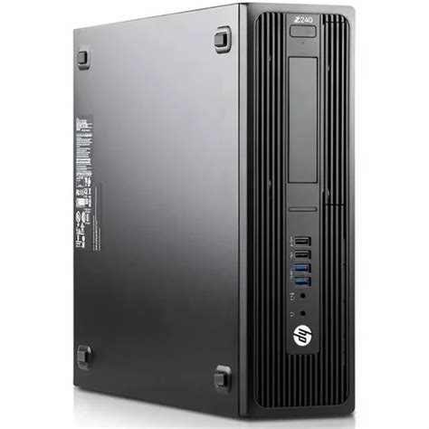 Rectangular HP Z240 SFF Workstation Desktop PC Intel Xeon Windows At